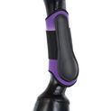 Hy Equestrian Brushing Boots - Purple additional 3
