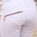 Hy Equestrian Cadiz Mizs Competition Breeches - White/Rose Gold additional 4