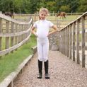 Hy Equestrian Cadiz Mizs Competition Breeches - White/Silver additional 1