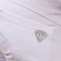 Hy Equestrian Cadiz Mizs Competition Breeches - White/Silver additional 4