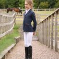 Hy Equestrian Cadiz Mizs Show Jacket - Navy/Rose Gold additional 4