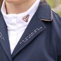 Hy Equestrian Cadiz Mizs Show Shirt - White/Rose Gold additional 9