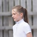 Hy Equestrian Cadiz Mizs Show Shirt - White/Rose Gold additional 3