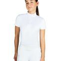 Hy Equestrian Cadiz Mizs Show Shirt - White/Rose Gold additional 15
