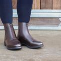 Hy Equestrian Canterbury Zip Jodhpur Boot - Brown additional 1