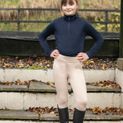 Hy Equestrian Children's Melton Riding Tights - Beige additional 4