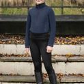 Hy Equestrian Children's Melton Riding Tights - Black additional 2