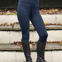 Hy Equestrian Children's Melton Riding Tights - Navy additional 1