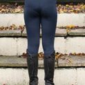 Hy Equestrian Children's Melton Riding Tights - Navy additional 3