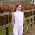 Hy Equestrian Children's Melton Riding Tights - White additional 23