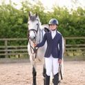 Hy Equestrian Children's Melton Riding Tights - White additional 8