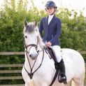Hy Equestrian Children's Melton Riding Tights - White additional 13