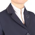 Hy Equestrian Children's Roka Royal Show Jacket - Navy with Rose Gold Diamantes additional 4