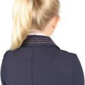 Hy Equestrian Children's Roka Royal Show Jacket - Navy with Rose Gold Diamantes additional 14