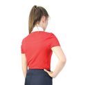 Hy Equestrian Children's Scarlet Show Shirt - Red/White additional 3