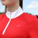 Hy Equestrian Children's Scarlet Show Shirt - Red/White additional 5