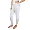 Hy Equestrian Children's Selah Competition Riding Tights - White additional 1