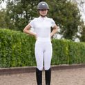 Hy Equestrian Children's Selah Competition Riding Tights - White - 7-8 Years additional 1