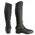 Hy Equestrian Children's Synthetic Combi Leather Chaps - Brown - Child Large additional 2