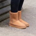 Hy Equestrian Chisworth Waterproof Fleece Boot - Camel additional 3
