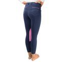 Hy Equestrian Darcy Diamante Mizs Jodhpurs - Navy/Pink additional 5