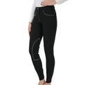 Hy Equestrian Diamante Ladies Breeches - Black/Berry additional 3