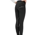 Hy Equestrian Diamante Ladies Breeches - Black/Berry additional 2