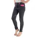 Hy Equestrian Diesel Children's Jodhpurs - Charcoal/Pink additional 1