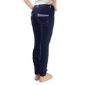 Hy Equestrian Diesel Children's Jodhpurs - Navy/Lavender additional 3