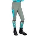 Hy Equestrian DynaForce Riding Tights - Pacific/Grey additional 1