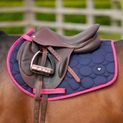 Hy Equestrian DynaMizs Ecliptic Close Contact Saddle Pad - Navy/Magenta additional 4