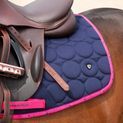 Hy Equestrian DynaMizs Ecliptic Close Contact Saddle Pad - Navy/Magenta additional 5