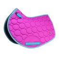 Hy Equestrian DynaMizs Ecliptic Close Contact Saddle Pad - Plum/Teal additional 1