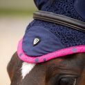Hy Equestrian DynaMizs Ecliptic Fly Veil - Navy/Magenta additional 3