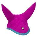 Hy Equestrian DynaMizs Ecliptic Fly Veil - Plum/Teal additional 1