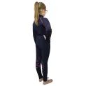 Hy Equestrian DynaMizs Ecliptic Riding Tights - Navy/Magenta additional 2