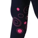 Hy Equestrian DynaMizs Ecliptic Riding Tights - Navy/Magenta additional 3