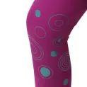 Hy Equestrian DynaMizs Ecliptic Riding Tights - Plum/Teal additional 3