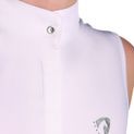 Hy Equestrian Eden Children's Sleeveless Show Shirt - White additional 7
