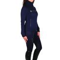 Hy Equestrian Elevate Allure Cross Neck Jumper - Navy additional 9