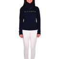 Hy Equestrian Elevate Allure Cross Neck Jumper - Navy additional 3