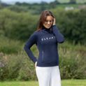 Hy Equestrian Elevate Allure Cross Neck Jumper - Navy additional 6