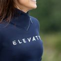 Hy Equestrian Elevate Allure Cross Neck Jumper - Navy additional 4