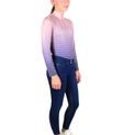 Hy Equestrian Elevate Allure Mizs Ombre Base Layer Navy/Maple Sugar additional 3