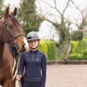 Hy Equestrian Elevate Allure Mizs Riding Tights - Navy/Rose Gold additional 46