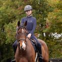 Hy Equestrian Elevate Allure Mizs Riding Tights - Navy/Rose Gold additional 33
