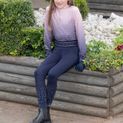 Hy Equestrian Elevate Allure Mizs Riding Tights - Navy/Rose Gold additional 27