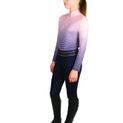 Hy Equestrian Elevate Allure Mizs Riding Tights - Navy/Rose Gold additional 19