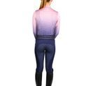 Hy Equestrian Elevate Allure Mizs Riding Tights - Navy/Rose Gold additional 18