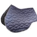 Hy Equestrian Elevate Allure Saddle Pad - Navy/Gun Metal Grey additional 1